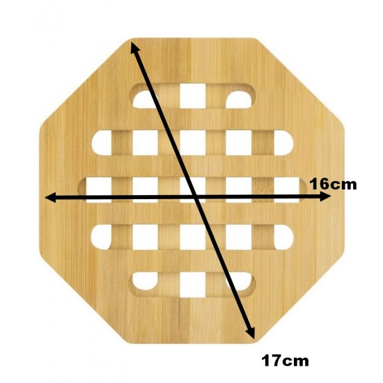 Descanso De Panela 16x17x1cm Bambu